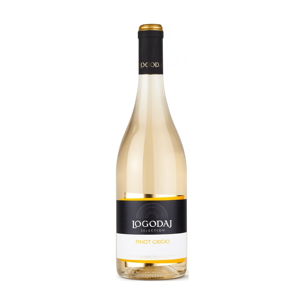 Logodaj Winery Logodaj Selection Pinot Grigio - Premium white wine from Bulgaria, elegant bottle with pale straw liquid
