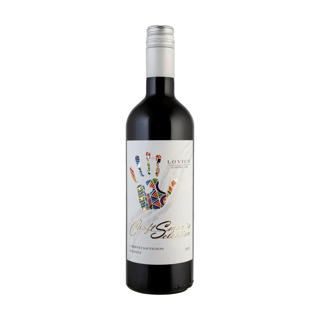 Lovico Suhindol Winery Craftsman's Selection Cabernet Sauvignon Gamza - Premium red wine blend from Bulgaria, elegant bottle with deep crimson liquid
