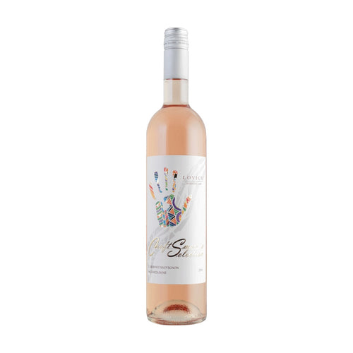 Lovico Suhindol Winery Craftsman's Selection Rosé - Premium Cabernet Sauvignon and Gamza blend from Bulgaria, elegant bottle with pale pink liquid.

