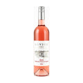 Lovico Suhindol Winery Rosé Cabernet Franc & Gamza pink rosé wine bottle on white background.
