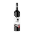 Zagreus Winery Ma Sense Syrah red wine bottle on white background.