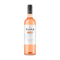 Zagreus Winery Tiara Rosé Mavrud pink rosé wine bottle on white background.