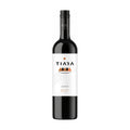 Zagreus Winery Tiara Mavrud BIO red wine bottle on white background.