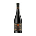 Zagreus Winery Vinica Mavrud BIO red wine bottle on white background.
